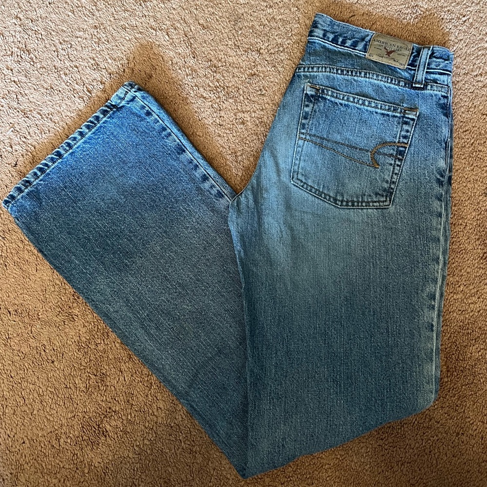 Vintage 1990s/Y2K American Eagle Denim Jeans - Flare Leg
